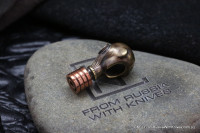 GasMask Brass+Copper Bead