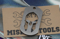 Dog tag Molon labe (Titanium)