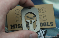 Dog tag Molon labe (Titanium)