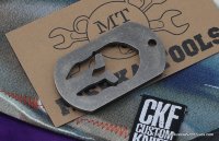 Dog tag Molon labe (Ti)