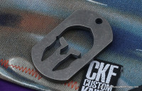 Dog tag Molon labe (Ti)