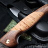 Varyag-2 knife (damascus, birch, wood)
