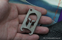 Mishka tools Dog tag Molon labe (Ti)