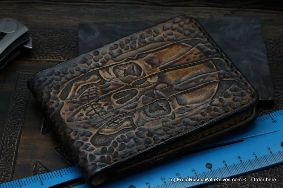 Custom Leather Wallet CKF Trinity 3