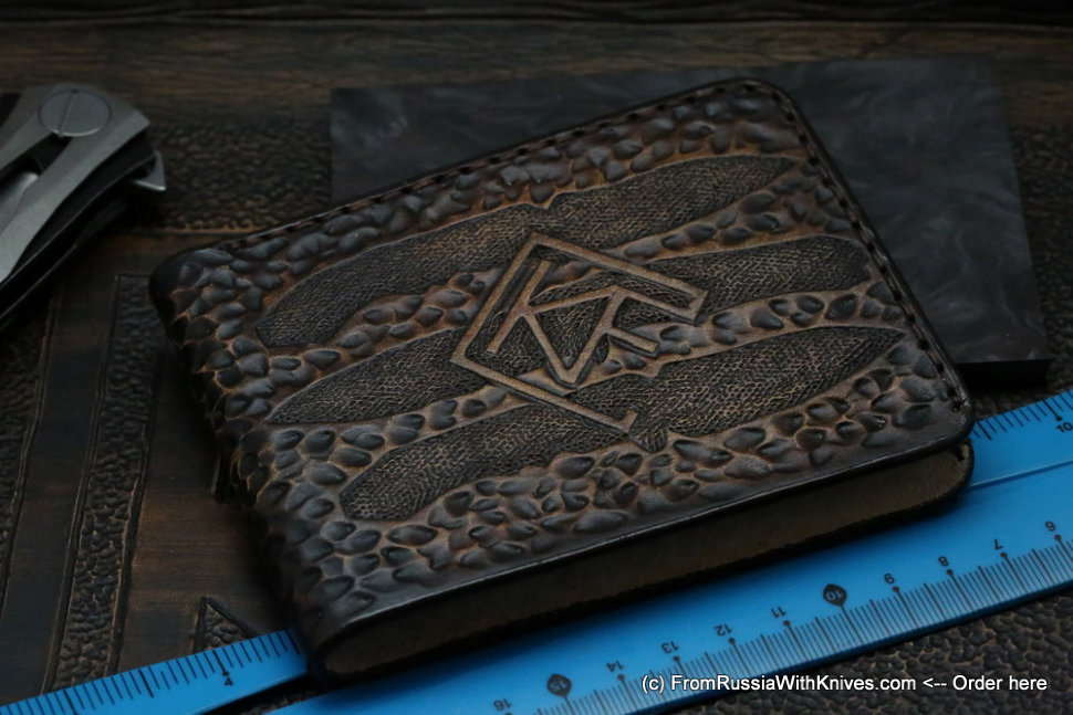 Custom Leather Wallet CKF Trinity 3