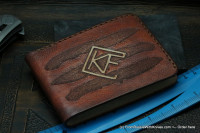 Custom Leather Wallet CKF Trinity 4