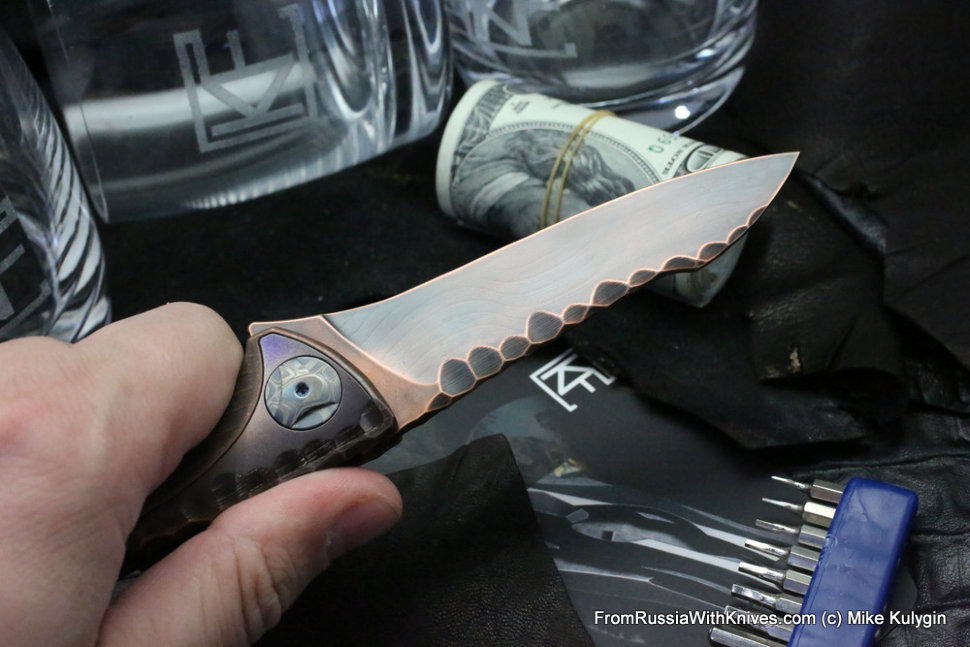 One-off customized Tegral knife -OOTL-