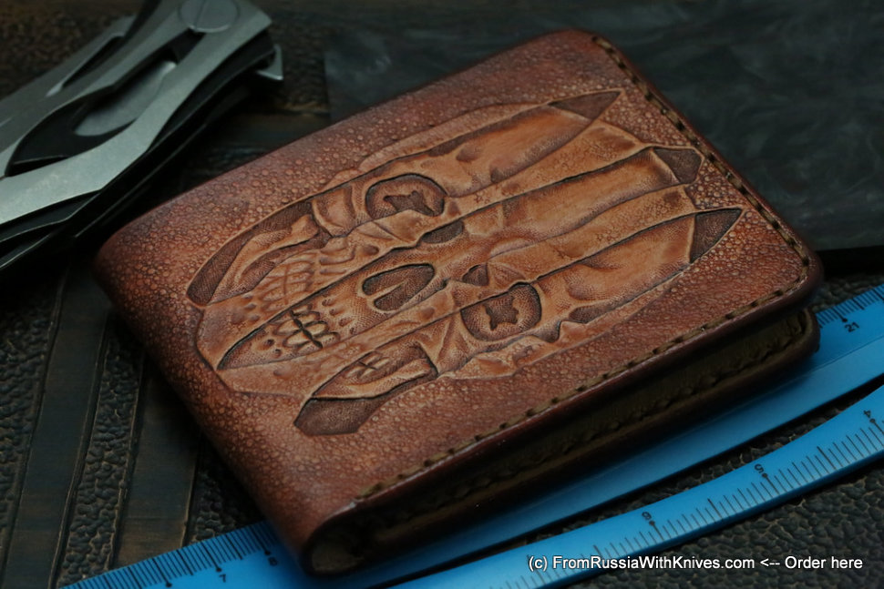 Custom Leather Wallet CKF Trinity 5