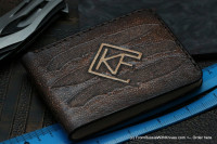 Custom Leather Wallet CKF Trinity 6
