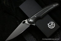 Cheburkov Voron (Ti, M390, lightning strike)