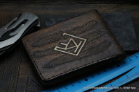Custom Leather Wallet CKF Trinity 7