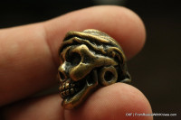 Brass Bead -Scull1-