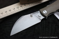 Brutalica Tsarap folder (D2, tan G10)