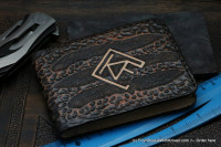 Custom Leather Wallet CKF Trinity 8