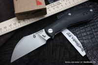 Brutalica Tsarap folder knife (D2, black G10)