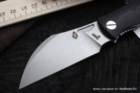 Brutalica Tsarap folder knife (D2, black G10)