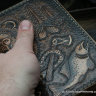 Custom Leather Clutch Wallet CKF MGTSH