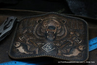 Custom Leather Clutch Wallet CKF MGTSH