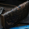 Custom Leather Clutch Wallet CKF MGTSH