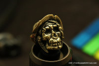 Brass Bead -Scull2-