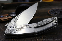One-off Morrf-4 Knife Customized (engraving)