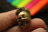 Brass Bead -Scull3-