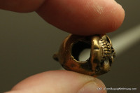 Brass Bead -Scull3-