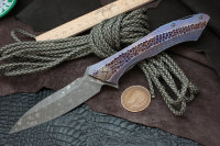 #18 Rabbit Knife customized (Alexey Konygin design, s35vn, titanium, bearings)