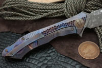 #18 Rabbit Knife customized (Alexey Konygin design, s35vn, titanium, bearings)