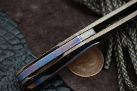 #18 Rabbit Knife customized (Alexey Konygin design, s35vn, titanium, bearings)