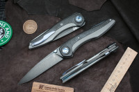 SUKHOI 2.0 BW (Anton Malyshev design, S35VN, 2rbs, titanium+CF)