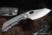 CKF/Rotten Evolution 2.0 (grey Ti handle, grey Ti clip &amp; spacer, M390 satin/stonewash).