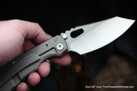 CKF/Rotten Evolution 2.0 (grey Ti handle, grey Ti clip &amp; spacer, M390 satin/stonewash).