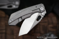 CKF/Rotten Evolution 2.0 (grey Ti handle, grey Ti clip &amp; spacer, M390 satin/stonewash).