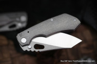 CKF/Rotten Evolution 2.0 (grey Ti handle, grey Ti clip &amp; spacer, M390 satin/stonewash).