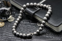 Titanium beads with sculls #1