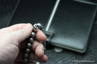 Titanium beads with sculls #1