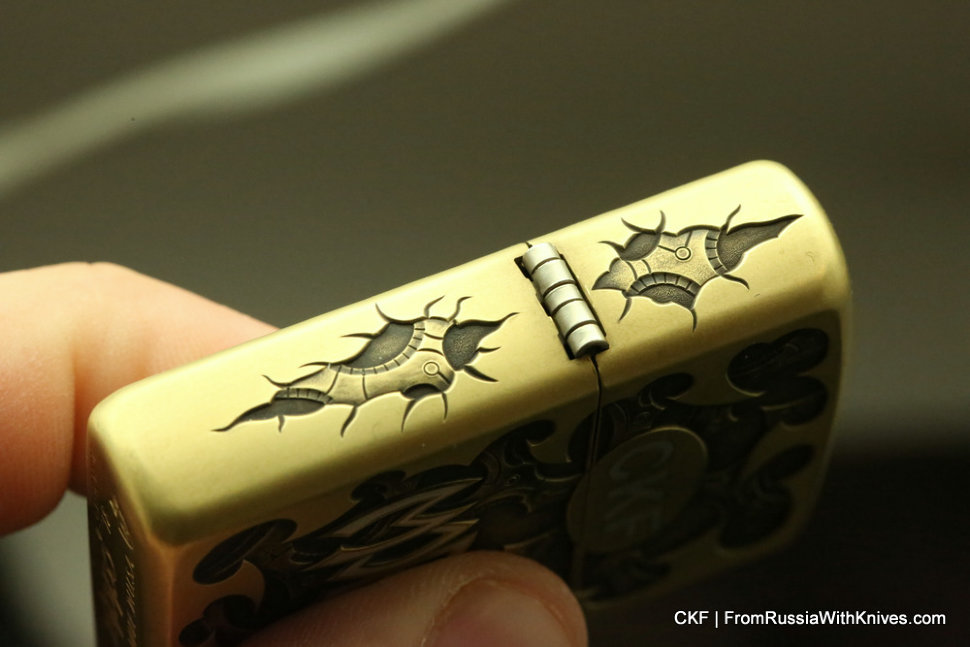 Custom Engraved CKF ZIPPO lighter Morrf-4