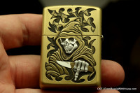 Custom Engraved CKF ZIPPO lighter Morrf-4