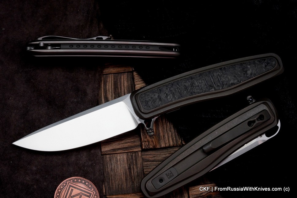 CKF SM-Special knife (Alexey Vorobyov, M390, Ti, CF, zirc)