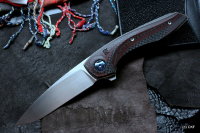 Gratch СB (M390, Ti+CF, bearings, hand rubbed satin finish)