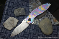 One-off Baugi knife -PUNK CAMO-
