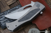 Seraphim Apach custom knife (M390, Ti, carbon insert)