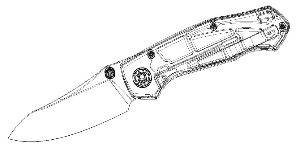 DISCONTINUED - Farko knife (red G10, M390, Ti, bearings)