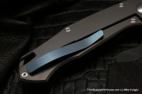 DISCONTINUED - Farko knife (red G10, M390, Ti, bearings)