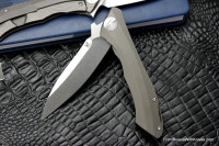 DISCONTINUED - Rabbit Knife (Alexey Konygin design, s35vn, titanium, bearings)