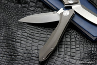 DISCONTINUED - Rabbit Knife (Alexey Konygin design, s35vn, titanium, bearings)