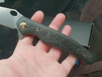 Cheburkov Voron Brnz (Ti, M390, CF)