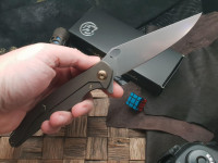 Cheburkov Voron Brnz (Ti, M390, CF)