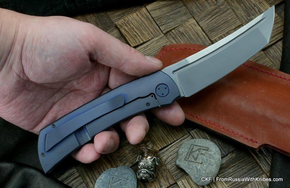 Seraphim Yakuza custom knife (M390, Ti)